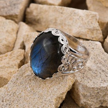 Royal Bali Kollektion - Labradorit Ring - 15,50 ct.