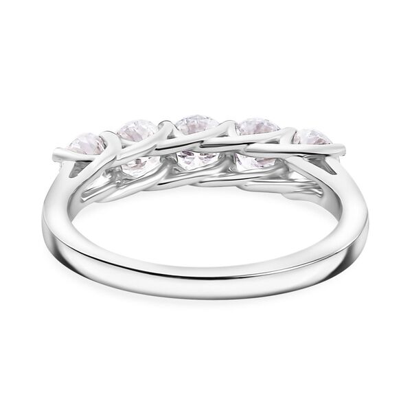 Moissanit Schmuckset, 925 Silber rhodiniert - 2,50 ct. image number 6