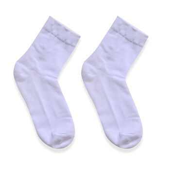 Socken-Set, 4er-Pack, Wei&szlig;, Gr&ouml;&szlig;e 36&ndash;40