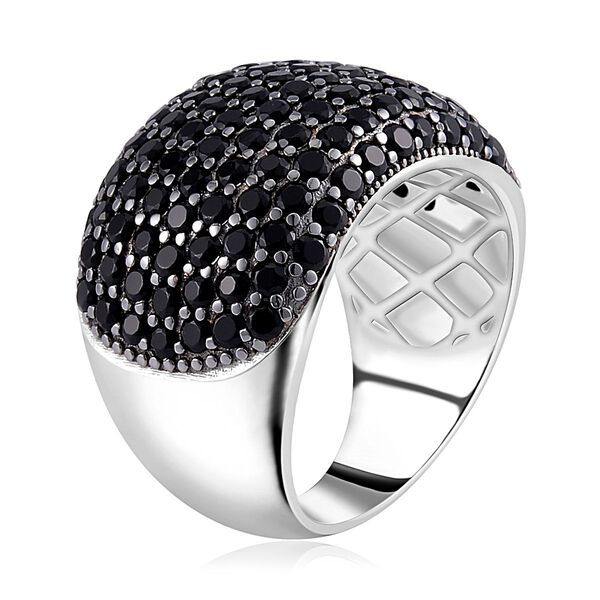 Schwarzer Spinell-Ring - 0,65 ct. image number 4