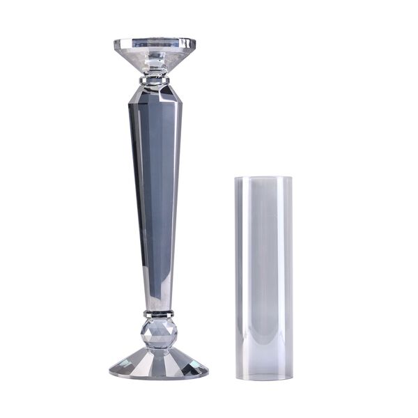 The 5th Season Kristall-Kerzenhalter, 59cm Höhe, rauchschwarz image number 2