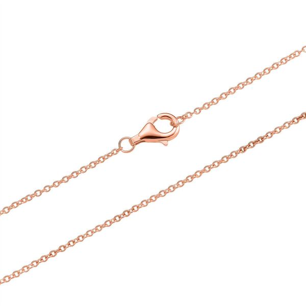 D'Joy AAAA Pfirsich-Süßwasser Barockperle Anhänger mit 50cm Kette, 925 Silber rosévergoldet image number 4