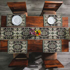 5er Set: Jacquard gewebter Tischläufer und 4 Tischsets, Oriental image number 1