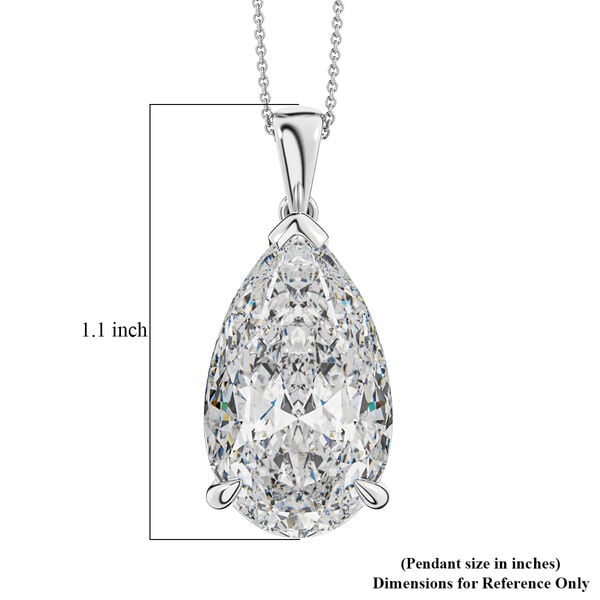 LUXURIANT DIAMOND - Lab Grown Diamant IGI zertifiziert VS/F, Anhänger 925 Silber rhodiniert ca. 10.05 ct image number 6
