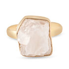 Handgearbeiteter Regenbogen Mondstein-Ring, 925 Silber vergoldet  ca. 8,00 ct image number 1