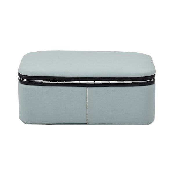 Schmuckbox aus Kunstleder, Blau image number 3