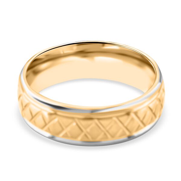 Reines Wolframcarbid Bicolor Ring (Gr&ouml;&szlig;e 16.25) ca. 6,70g