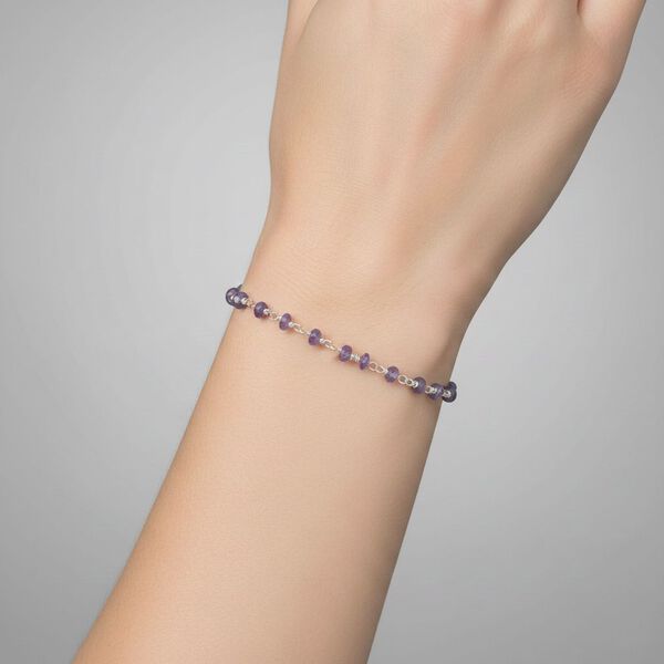 Tansanit Armband ca. 19 cm 925 Silber ca. 6,00 ct. image number 2