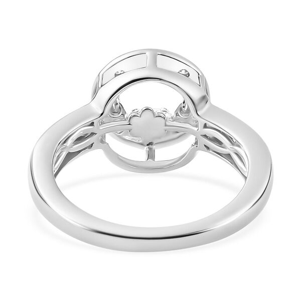 Tanzender Moissanit-Ring, 925 Silber rhodiniert- 0,48 ct. image number 7