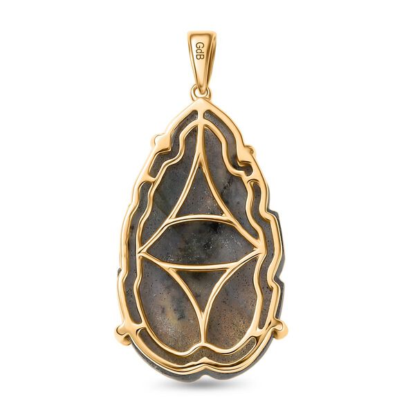 Feuer Labradorit Anh&auml;nger - 27,35 ct. image number 5