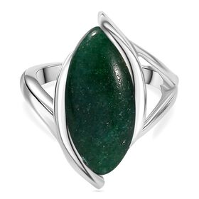 Grüner Aventurin Ring - 8,02 ct.