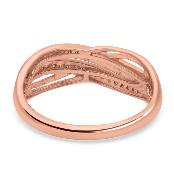 Natürlicher Champagner Diamant-Ring - 0,20 ct. image number 5