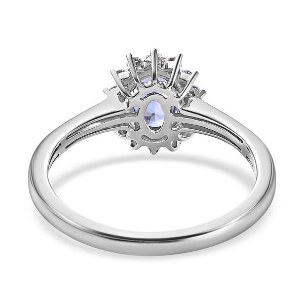 AA Tansanit und Moissanit Ring - 0,95 ct. image number 5