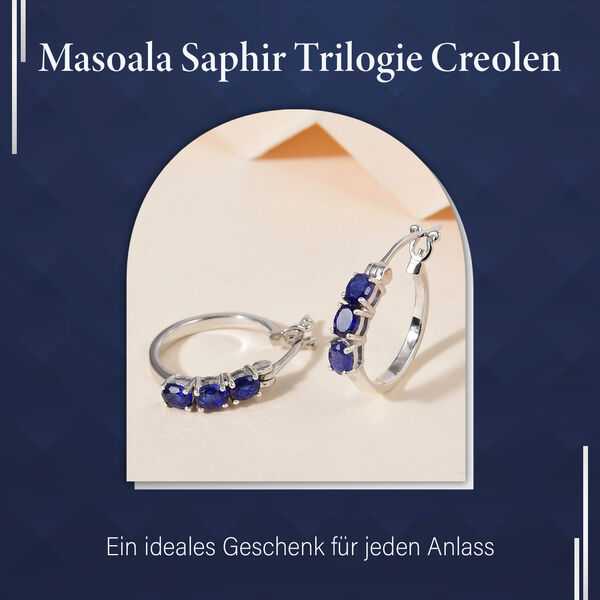 Masoala Saphir Trilogie Creolen image number 6