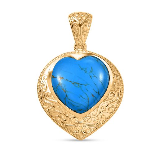 EverTrue blauer Türkis Anhänger - 17,54 ct. image number 0