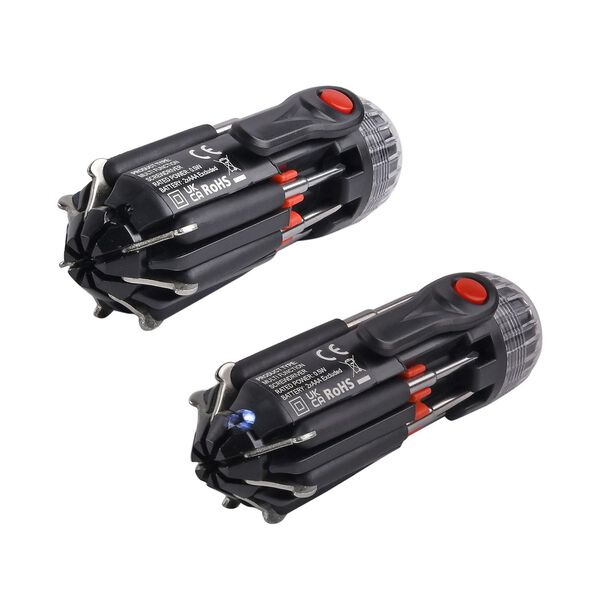 Vielseitiges 8-in-1 Werkzeugset in schwarz und rot image number 13