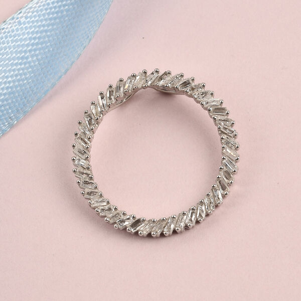 Diamant Kreis-des-Lebens-Anh&auml;nger in Silber image number 3