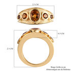 Madeira Citrin Ring 925 Silber vergoldet  ca. 1,15 ct image number 5