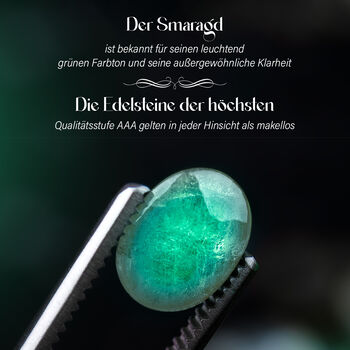 AAA Smaragd und Diamant Ring in 585 Gold - 2,32 ct.