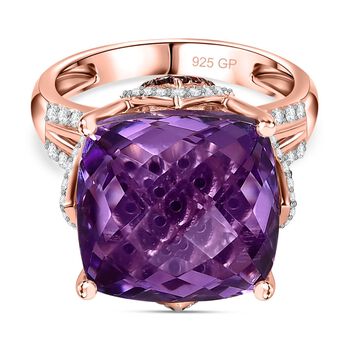 GP Italian Garden Kollektion - AAA Rose De France Amethyst Ring, ca. 10.86 ct