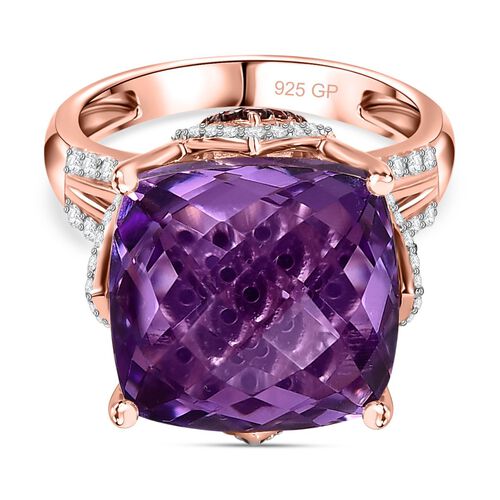 GP Italian Garden Kollektion - AAA Rose De France Amethyst Ring, ca. 10.86 ct image number 0