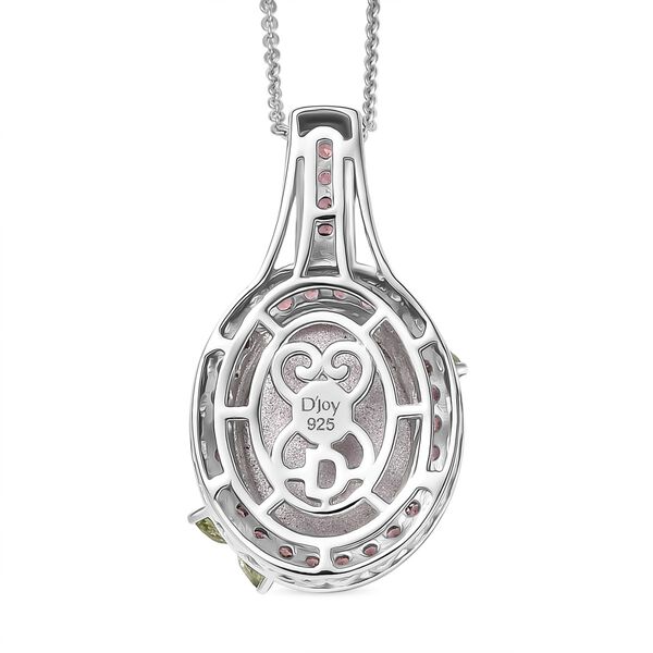 D'Joy Maulbeer Mondstein, Peridot Schmuckset ca. 50 cm 925 Silber rhodiniert, 925 Silber Rhodiniert und 750 Gelbgold Vermeil ca. 12.50 ct image number 5