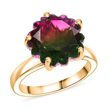 D'Joy Wassermelonen Triplett Quarz Ohrringe - 6,46 ct.