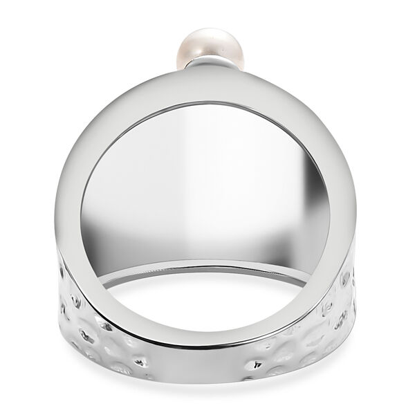 S&uuml;&szlig;wasser Perle Ring in Silberton image number 4