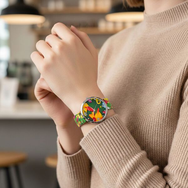 Reiner Edelstahl Uhren Flexibles cm ca. 47,30g image number 2