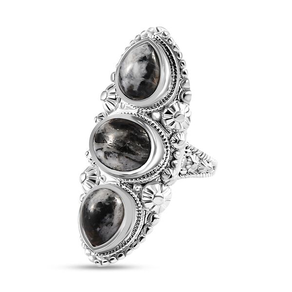 Wei&szlig;er B&uuml;ffel-Ring - 6,59 ct.