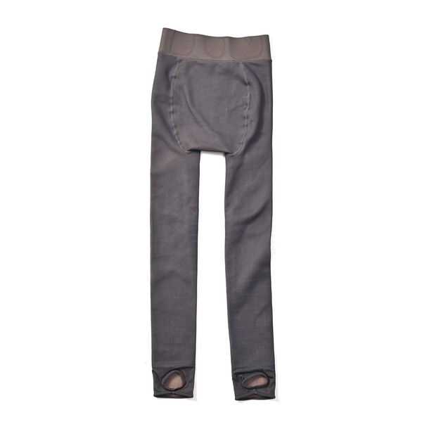 Thermo-Leggings mit Mikroflanell gefüttert, grau image number 2