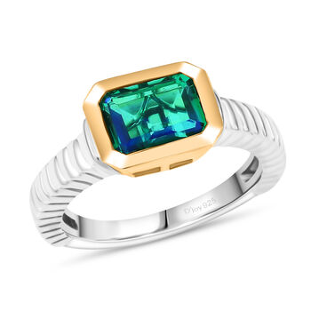 D'Joy Pfau Triplett Quarz zweifarbiger Ring - 1,66 ct.