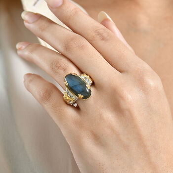 EverTrue AAA Labradorit Ring - 9,35 ct.