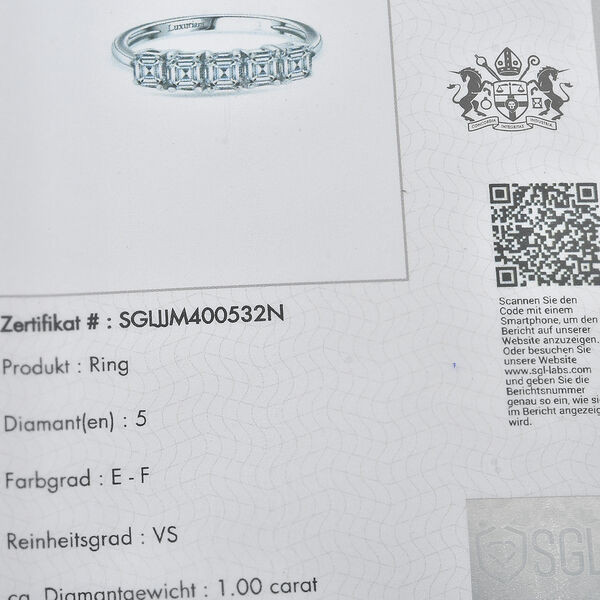 LUXURIANT VS-EF Labor Diamant Ring - 1 ct. image number 8