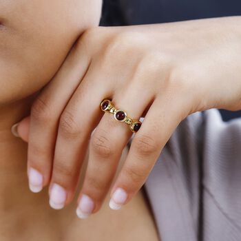 Mosambik Granat Ring - 3,87 ct.