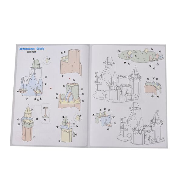 3D-Puzzle Schloss der Abenteuer, inkl. aller Werkzeuge, 27x27x12cm image number 12