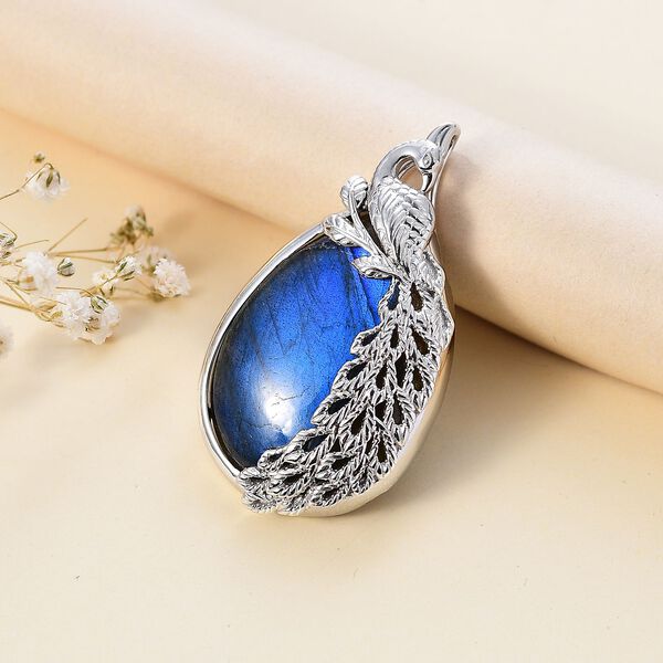 AAA Labradorit Anh&auml;nger - 52,75 ct. image number 2