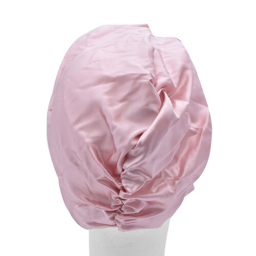 100% Maulbeerseiden Kopftuch für Damen, Größe : 18x24 cm, Rosa image number 1