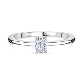 LUXURIANT DIAMOND - Lab Grown Diamant VS-EF Ring 925 Silber rhodiniert (Größe 18.00) ca. 0,50 ct