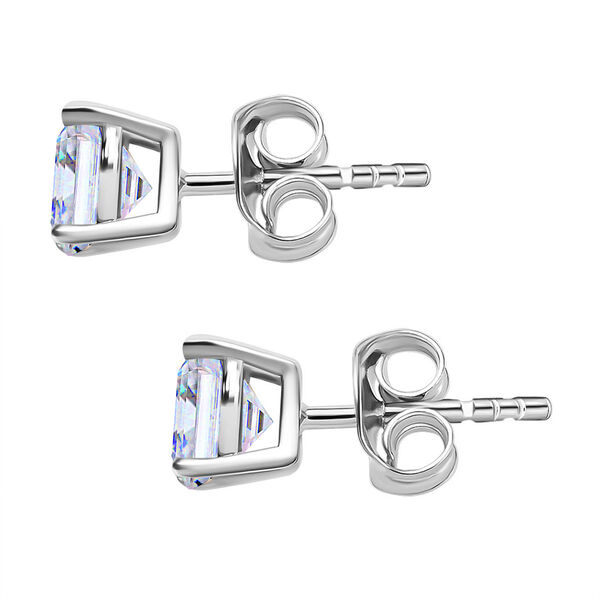 Funkelnde K&ouml;nigin- Nugget Moissanit Ohrringe- 1,31 ct. image number 4