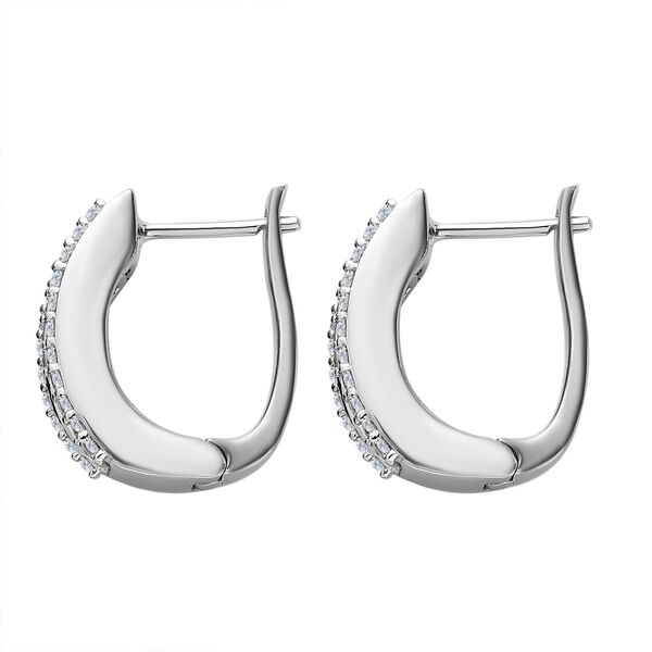 AA Mehrfarbige Saphir, wei&szlig;er Zirkon Ohrringe, 925 Silber platiniert ca. 2.76 ct image number 4