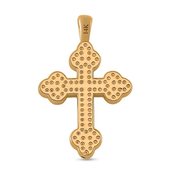 Kreuz-Anhänger in 585 Gold image number 4