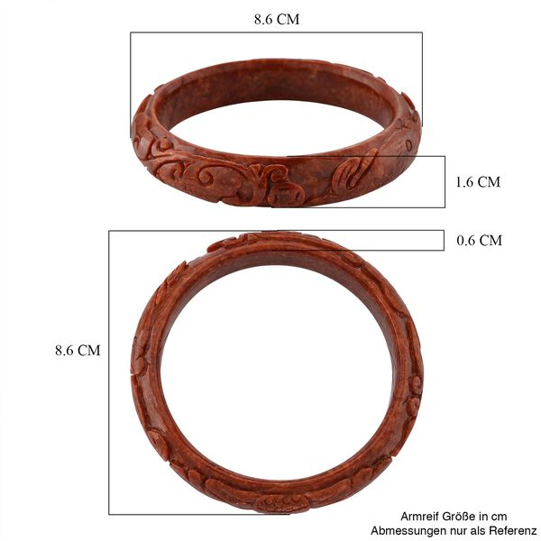 Roter Jade Armreif - 300 ct. image number 5