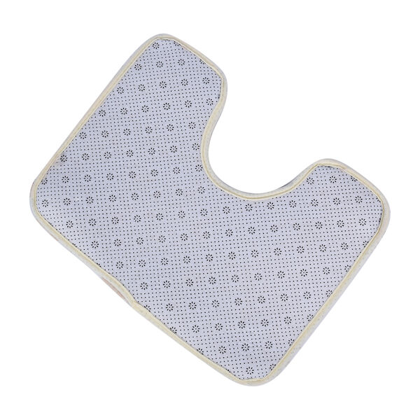 3er-Set Bad-Kollektion, extra weicher Duschvorleger 50x80 cm, WC-Vorleger 40x50 cm, WC-Deckel, Elfenbein image number 6