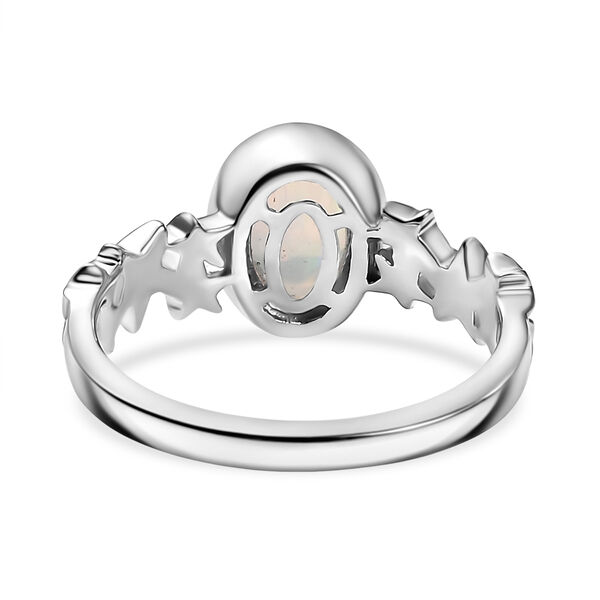 AA Nat&uuml;rlicher, &auml;thiopischer Welo Opal Ring 925 Silber YG und RG und PE (Gr&ouml;&szlig;e 20.00) ca. 0,83 ct image number 6