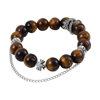 Gelbes Tigerauge flexibles Armband - 196,50 ct.