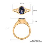 AAA Pfau Tansanit und Diamant Ring - 2,60 ct. image number 6