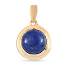 Lapislazuli Chakra Anhänger 925 Silber vergoldet ca. 4,85 ct