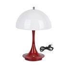 Designerlampe: Kabellos dimmbare Pilz-Tischlampe mit 3 Lichteinstellungen, rot