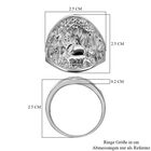 Royal Bali Kollektion- Von der Natur inspirierter Ring image number 5